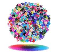 ERINGOGO 1000piece Hard Puzzle for Adults Rainbow Gradient Puzzle Jigsaw Circle Unique Decor Safe for Leisure
