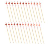 ERINGOGO 100Pcs Bamboo Ear Cleaning Tools Durable Non Slip Ear Wax Remover Spoons Safe Easy to Use for Daily Hygiene and Random Color