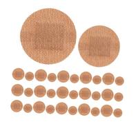 ERINGOGO 100pcs Breathable Round Fabric for Fingertips and Joints Flexible Adhesive Finger Wraps Skin Friendly Wound Protection for Outdoor Travel and Daily Use
