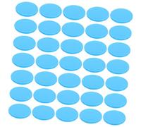 ERINGOGO 100pcs Colored Round Counting Chips for Math Teaching Aid Transparent Blank Game Tokens for Childrens Educational Rewards and Party Counters Lightweight Poker Chips