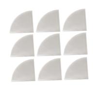 ERINGOGO 100Pcs Disposable Cone Coffee Filters Paper Bags for Hand Brewed Coffee Natural Unbleached Paper Filters Leak-Resistant Single Use Compatible with Makers and Machines