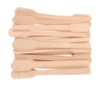 ERINGOGO 100pcs Double Head Wooden Waxing Sticks Dual-ended Applicators for Eyebrow and Nose Hair Removal Multipurpose Facial Hair Remover Wax Applicator Sticks Compatible with Various Wax