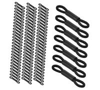 ERINGOGO 100pcs Elastic Chick Leg Bands for Spraddle Foot Correction, Black Rubber Poultry Leg Hobbles, Universal Size for Baby Chickens, Quails, Ducks and Pigeons-newborn Bird Health Supplies