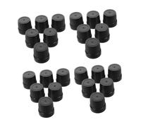 ERINGOGO 100pcs Essential Oil Bottle Caps Tooth Tamper Evident Screw Caps Leakproof Fragrance Bottle Tops Replacement Closures for Travel