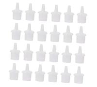 ERINGOGO 100pcs Eyelash Bottle Nozzle Caps Durable Replacement Tips for Beauty Salon Home Use Prevent Clogging Wastage Lash Bottle Plug Essential Eyelash Extension Tool