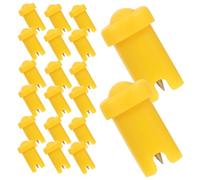 ERINGOGO 100pcs Eyelash Glue Bottle Needles Anti-blocking Replacement Tips for Eyelash Extensions Plastic and Stainless Steel Portable for Salon and Home Use