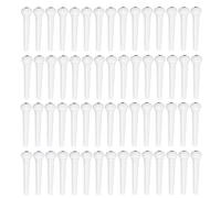 ERINGOGO 100pcs Guitar String Pegs Durable Bridge Pins for Acoustic Folk Guitars Easy to Use Replacement Accessories Lightweight White Color for Standard Bridge Pins