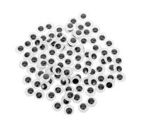 ERINGOGO 100pcs Handmade Dolls Fake Eyeballs Crochet Safety Eyes Moving Eyes for Crafts for Stuffed Animals Self-adhesive Googly DIY Adhesive Moving Plastic