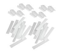 ERINGOGO 100pcs Makeup Brush Covers Reusable Expandable Mesh Protector Caps for Travel and Storage Quick Drying and Versatile Fit for Small and Large Cosmetic Brushes