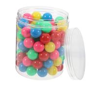 ERINGOGO 100pcs Marbles for Boys and Girls Marble Games Math Probability Simulations Hollow Plastic Counting Balls Educational Toys