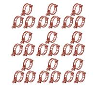 ERINGOGO 100pcs Plant Support Clips for Gardening Brown Tomato Plastic Clamps Made of Sturdy Pp Material Holds Plants Firmly for Grafting and Supporting Tomato Stems