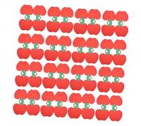 ERINGOGO 100pcs Red Apple Shaped Napkins Disposable School Party Supplies Vibrant Back to School Decorations Unique Classroom Decor Ample Supply for Celebrations