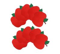 ERINGOGO 100pcs Red Apple Shaped Teacher Napkins Disposable Paper Tissue for Back to School Classroom Decor Preschool Party Supplies with Die Cut Edges and Vibrant Design