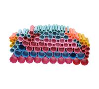 ERINGOGO 100Pcs Reusable Hair Rollers Perm Rods for Salon and Home Use Lightweight Abs Material Curling Tool with Safe for Wet and Dry Hair Hairdressing Supplies for and