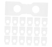 ERINGOGO 100Pcs Reusable Wine Bottle Tags Double-Sided Blank Hanging Price Labels for Cellar Organization and Product Information Display