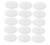 ERINGOGO 100pcs Silver Ear Wax Candle Drip Protectors Comfortable Discs for Ear Care Prevents Combustion Reflective Design for Heat for Safe Wax Removal