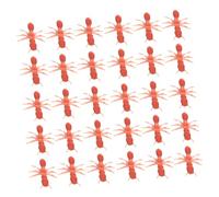 ERINGOGO 100pcs Simulated Ant Halloween Artificial Fake Ants Small Miniature Realistic Trick Prank Simulation Little Freak Spooky Keep Party Large Bulk Faux Surprise Brown