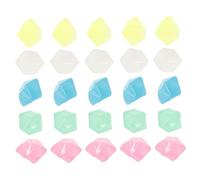 ERINGOGO 100pcs Small Colored Luminous Aquarium Stones, Resin Fish Tank Decorative Glow Pebbles for Aquarium Landscaping, Bottom Gravel Ornament for Fish Tanks and Aquatic Pets