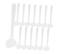 ERINGOGO 100pcs Small Plastic Face Makeup Spatulas for Skincare Creams and Lotions Cosmetic Spoons for Eye Cream Application and DIY Beauty Travel-friendly Accurate Dispensing Tools