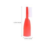 ERINGOGO 100pcs Soft Bristles Mini Finger Toothbrush for Prisons Nonirritating Manual Oral Care Tool Bulk Pack Portable Mini Prison Supplies for Sensitive Environments