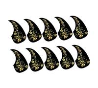 ERINGOGO 10pcs Acoustic Guitar Pickguard Scratch Plate PVC Scratch Resistant Folk Guitar Pickguard Protection for Beginners and Professionals