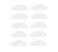 ERINGOGO 10pcs Adhesive Silicone Nose Pads for Glasses Non Slip Thin Slip Nosepads for Eyeglasses Sunglasses Spectacles Self Adhesive Replacement for Plastic and Optical Frames