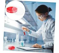 ERINGOGO 10pcs Agar Plates Culture Medium for Lab Use Hemolysis Testing Lightweight Petri Dishes for Staphylococcus Streptococcus Cultivation