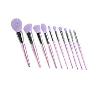 ERINGOGO 10pcs Amethyst Makeup Brush Soft Hair for Eyeshadow and Loose Powder Professional Cosmetics Tool for Women's Daily Makeup Routine