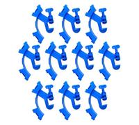 ERINGOGO 10pcs Aquarium Fish Tank Water Pipe Clamps Hose Clip Holders for Water Hose Fixing Compatible Tubes up to 20mm Diameter Suitable for Aquarium Change and Tube Mounting