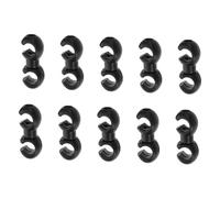 ERINGOGO 10PCS Bicycle Brake Cable Clips S-hook Buckles for Road Mountain Bikes Multipurpose Cable Management for Brake Shift Oil Lines Neat Fixing Accessories