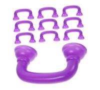 ERINGOGO 10pcs Boys and Girls Speech Development Phone Toy Set Realistic Simulated Handset for Pretend Play Purple Educational Toy for Toddler Speech Therapy and Classroom Use