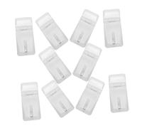 ERINGOGO 10pcs Clear Acrylic Lock Hasp Buckles Transparent Mini Hinges for Bags Pet Doors and Secure and Versatile Closure