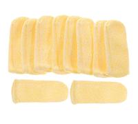 ERINGOGO 10pcs Cut Resistant Finger Cots with Skid Resistance and Breathable Cut Thumb Sleeves for Kitchen Wood and Industrial Use Wear Resistant Finger Guards for Food Cutting and Handling