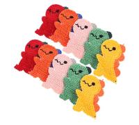 ERINGOGO 10pcs Dinosaur Hair Clips for Teens Lightweight Snap Barrettes in Colors Cozy Wool and Metal Material Cute Aesthetic Hair Accessories