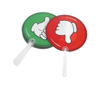 ERINGOGO 10pcs Double-sided False Voting Paddles Classroom Response Tools Interactive Teaching Supplies for Student Engagement Feedback