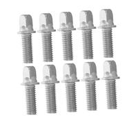 ERINGOGO 10pcs Drum Key Bolts Metal Drum Mounting Hardware Screws for Acoustic and Electronic Kits Easy to Install Fasteners for Amateur Percussionists
