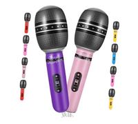 ERINGOGO 10Pcs Inflatable Microphone Props for Parties Realistic Design Stage Creative Mic for Adults Fun Pretend Play and Confidence Building