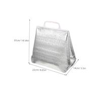 ERINGOGO 10Pcs Insulated Thermal Carrying Bags Reinforced Pearl Cotton Food Storage Bags Large Capacity Multipurpose Grocery Picnic Lunch Cooler for Work School Outdoor
