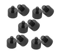 ERINGOGO 10PCS Microphone Stand Thread Adapter Screws Versatile Mic Tripod Mount Converter Compatible with Mic Arms and Clamps for Stable Low-vibration Studio Use