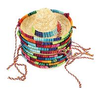 ERINGOGO 10pcs Mini Pet Hats Stylish Mexican Sombreros for Cats and Dogs for for Photography and Dress-up