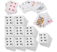 ERINGOGO 10pcs Mini Poker Cards Small Travel Deck Miniature Playing Cards and Adults and Fun Party
