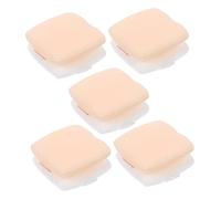 ERINGOGO 10Pcs Mini Square Powder Puff for Women Soft Velour Makeup Applicators for Foundation Powder Portable and Comfortable Cosmetic Sponges in White and Skin Tone