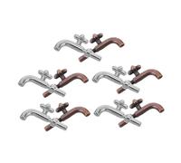 ERINGOGO 10pcs Miniature Dollhouse Mixer Taps Retro Alloy Finish Realistic Kitchen Bathroom Faucet Models for Creative Pretend Play and Dollhouse Accessories Collection