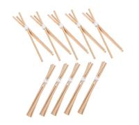 ERINGOGO 10pcs Miniature Dollhouse Wooden Firewood Rack Sturdy Bonfire Log Holder for Halloween Scene Compact DIY Camping Prop for Indoor Outdoor Doll Accessories