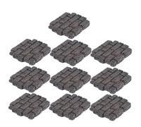 ERINGOGO 10pcs Miniature Tiny Bricks for Dollhouse Accessories Sturdy Simulation Building Blocks for DIY Craft Projects Micro Bricks for Fairy Garden and Home Decoration