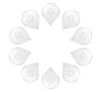 ERINGOGO 10pcs Nail Striping Tape Holder and Nail Art Sticker Container Acrylic Gold Silver Line Box for Manicure Professional Use