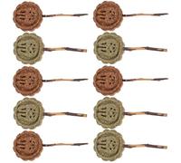 ERINGOGO 10pcs Natural Bunny Chew Guinea Pig Teething Sticks, Small Animal Molar Grinding Treats for Hamsters, Rabbits, and Guinea Pigs - Pet Chewing Playthings for Enrichment and Comfort