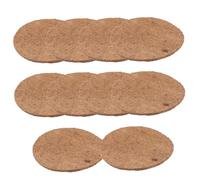 ERINGOGO 10Pcs Natural Palm Pigeon Nest Mats Bird Egg Pads Breathable Nesting Pads for Parrot Hamster Finch and Racing Pigeons