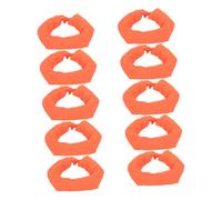 ERINGOGO 10pcs Orange Cloth Traffic Cone Weight Bags for Urban Roads and Temporary Traffic Barriers, Quick Installation and Removal, Easy to Store and Carry, Construction Supplies for Road