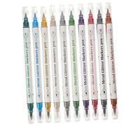 ERINGOGO 10pcs Painting Pen Double-ended Nail Art Pens Nail Markers for Manicure Tools for Diy and at Home Salon